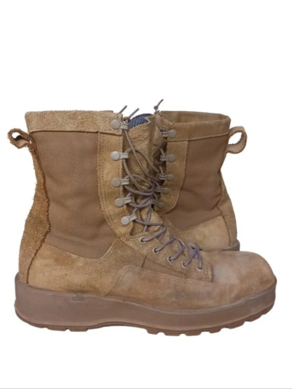 Altama Boots Men's 11.5 Tan Suede Lace-up Outdoor Combat Military Vibram Boots